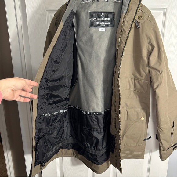 Ride Cappel Magnificent Insulated Snowboard Jacket, large, putty/brown - Picture 15 of 16